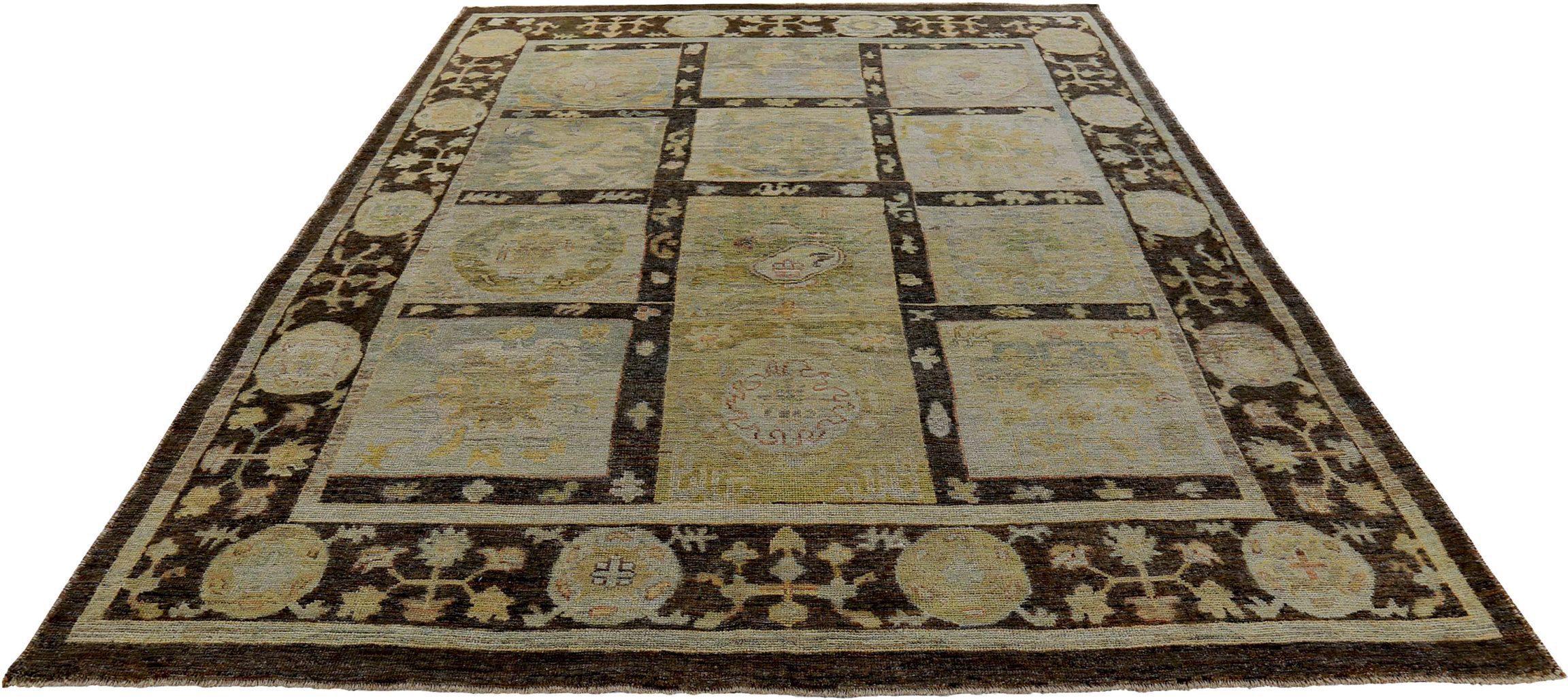 Discover the elegance of Persian Rose Collection featuring Area Rugs in Circa 1990. Designed with Wool and BrownGreenIvory, this exclusive design is perfect for enhancing your space.
