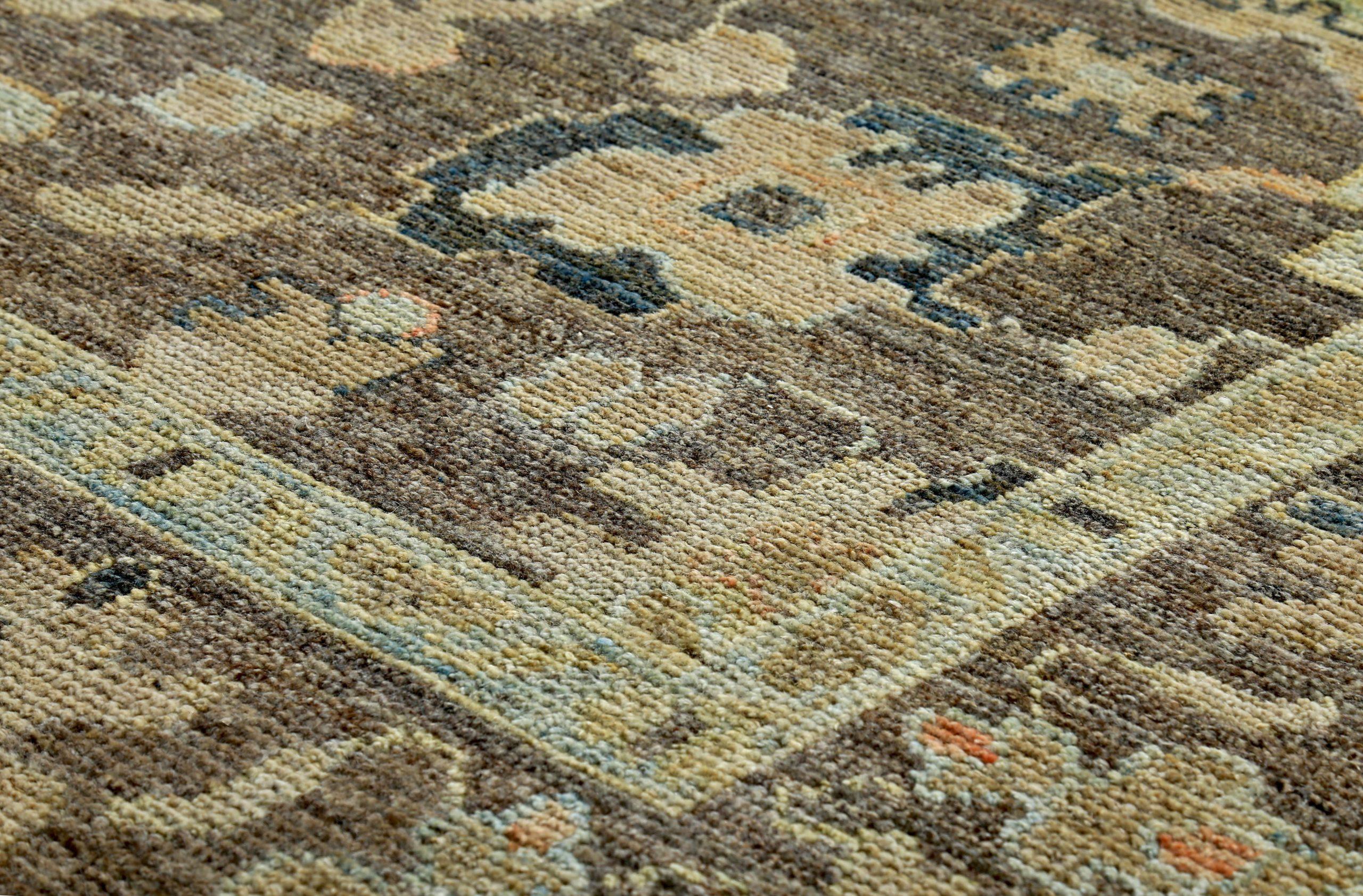 XX secolo Tappeti Persian Rose Collection'S Circa 1990 - Lana Marrone Avorio Design - 89367 in vendita