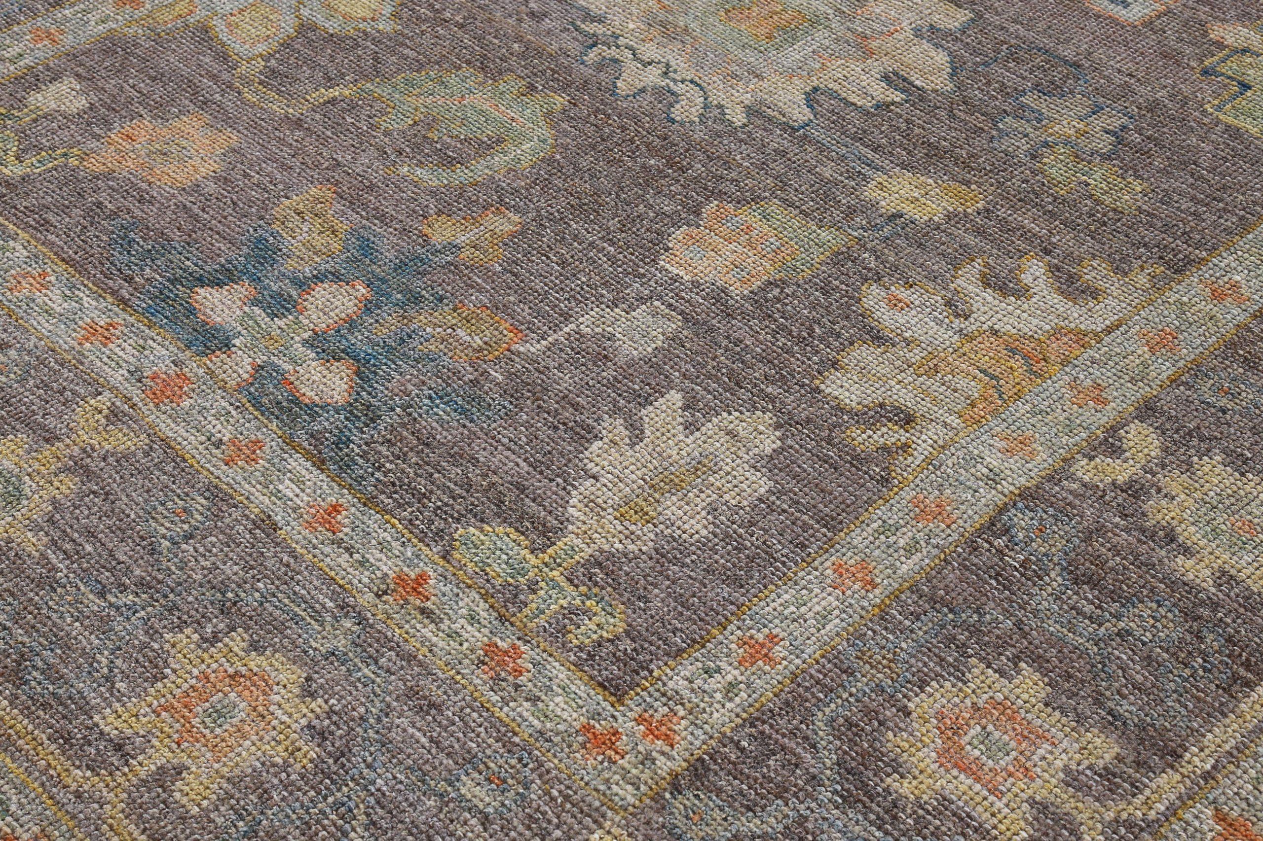 XX secolo Tappeti Persian Rose Collection'S Circa 1990 - Lana Marrone Avorio Design - 89397 in vendita