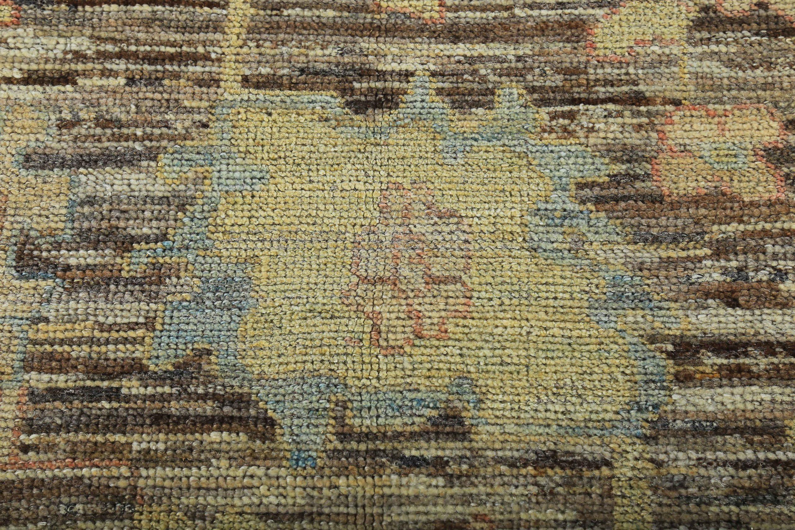 XX secolo Tappeti Persian Rose Collection'S Circa 1990 - Lana Marrone Avorio Giallo - 89079 in vendita