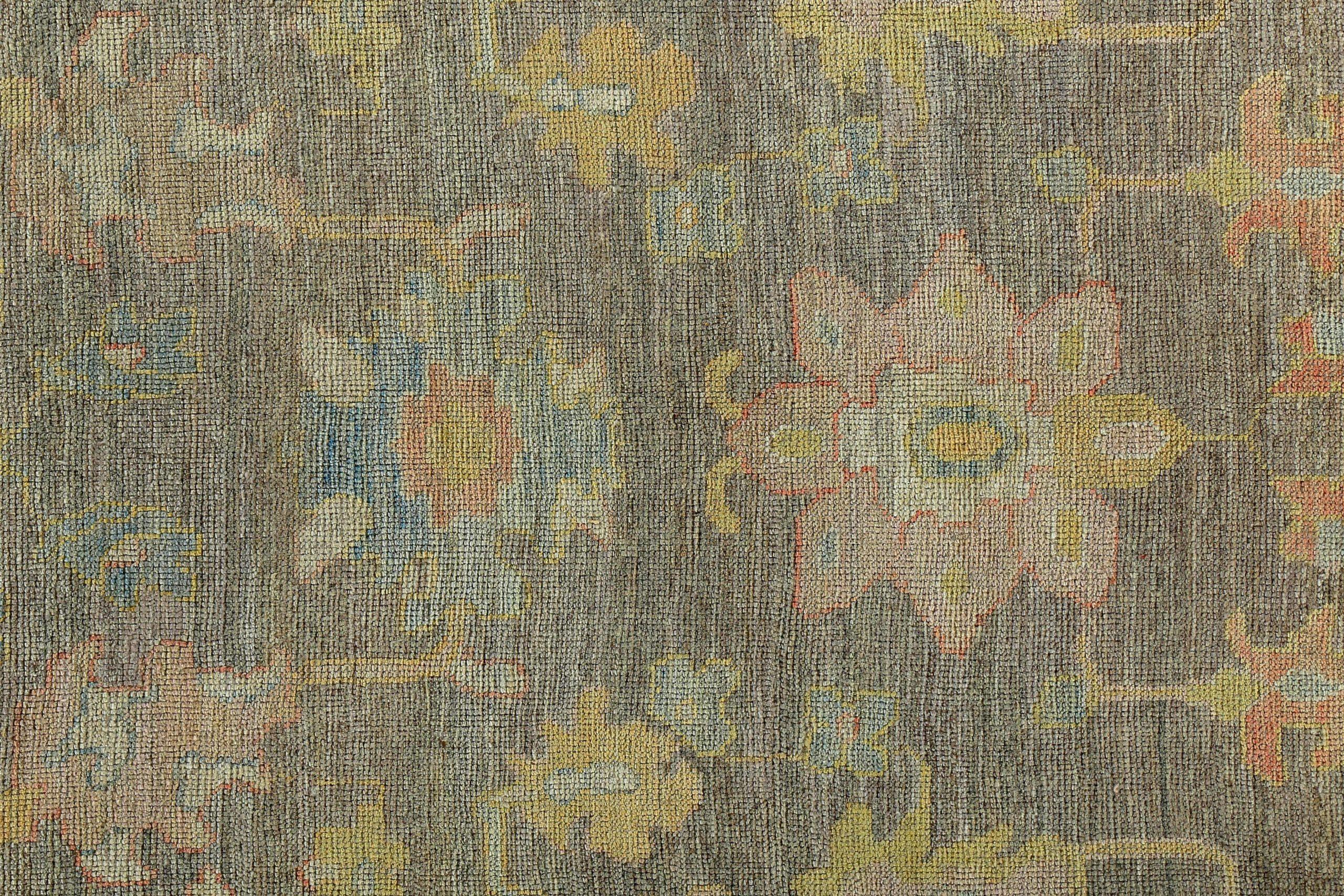 Asiatico Tappeti Persian Rose Collection Circa 1990 - Lana, Marrone, Giallo - 89111 in vendita