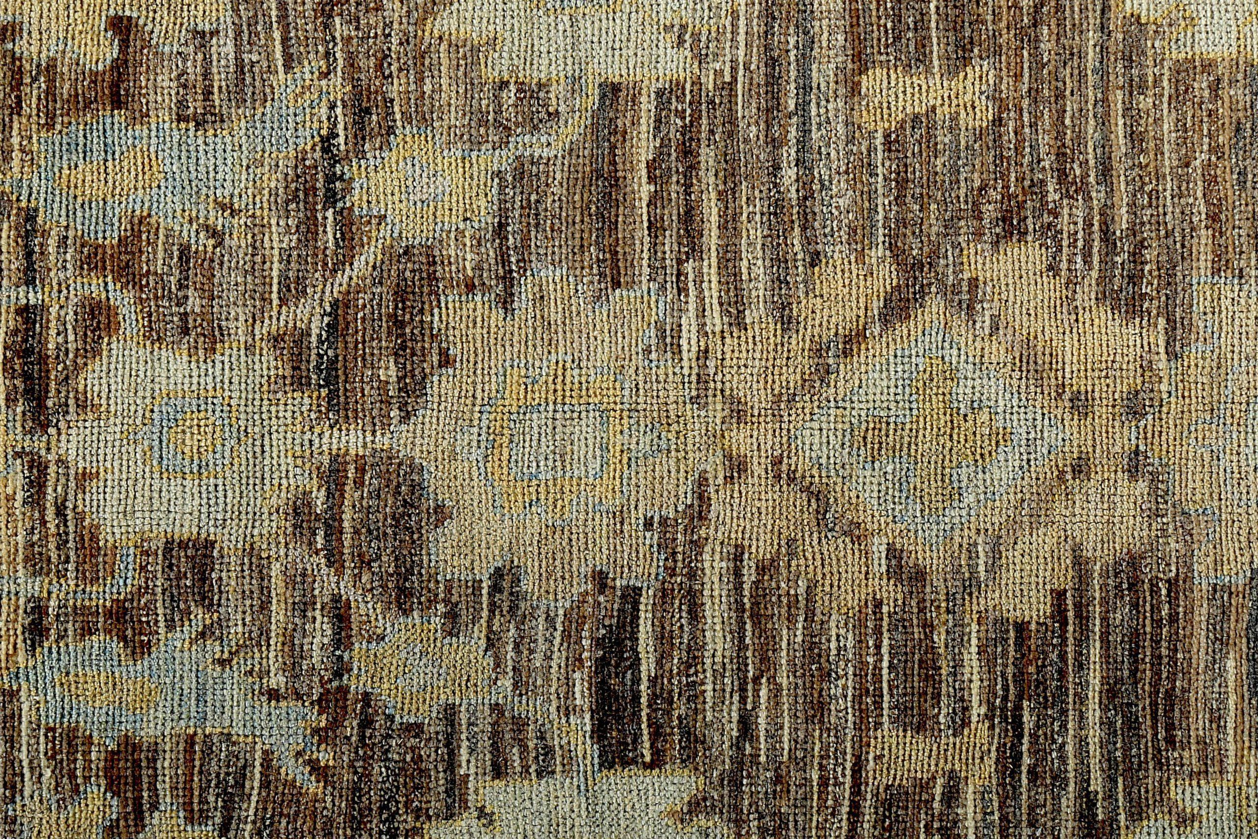 Asiatico Tappeti Persian Rose Collection'S Circa 1990 - Lana Marrone Disegno Giallo - 89353 in vendita