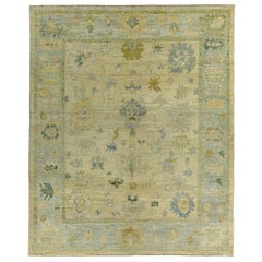 Tappeti Persian Rose Collection'S Circa 1990 - Lana Verde Blu Giallo - 89564