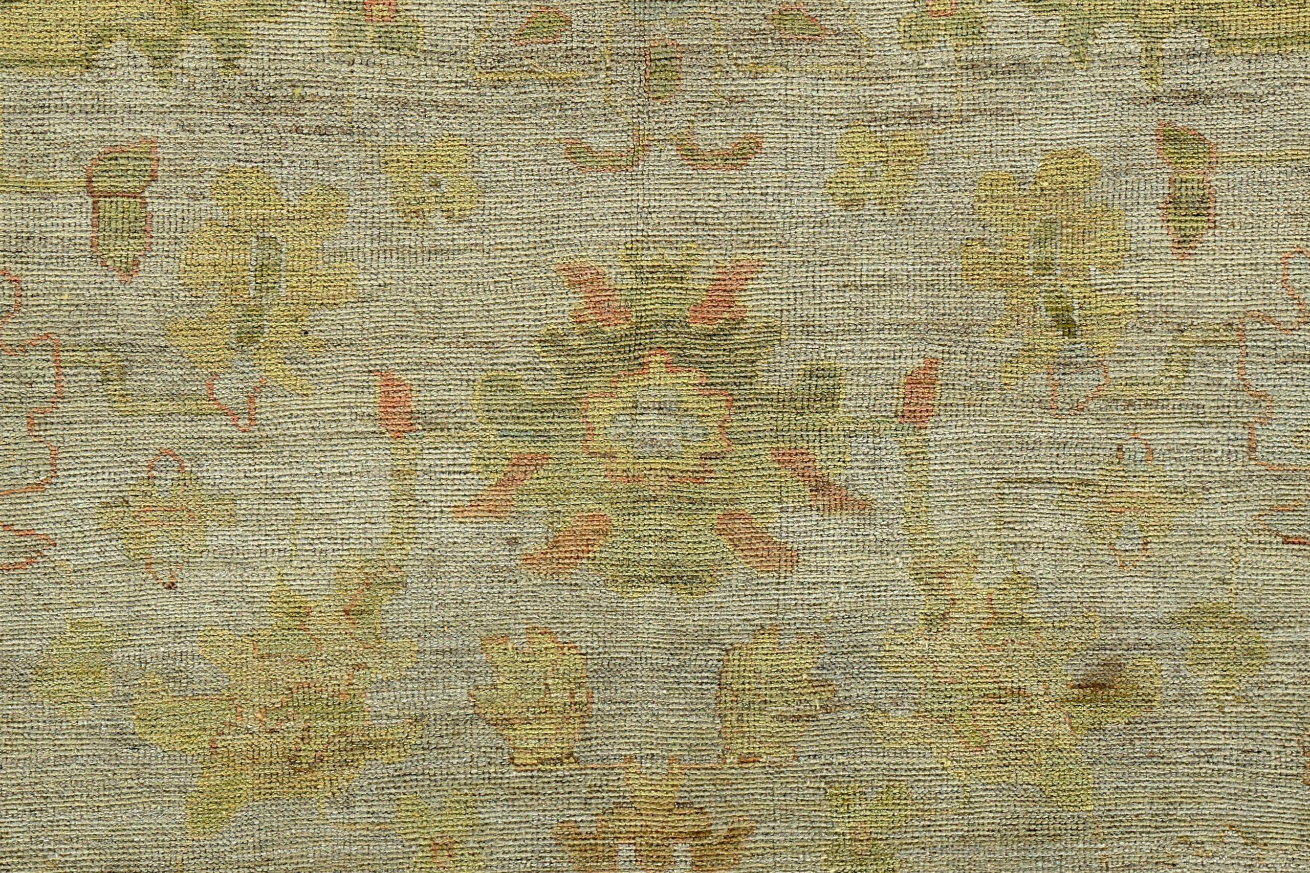 Asiatico Tappeti Persian Rose Collection'S Circa 1990 - Lana Verde Avorio Giallo - 89565 in vendita