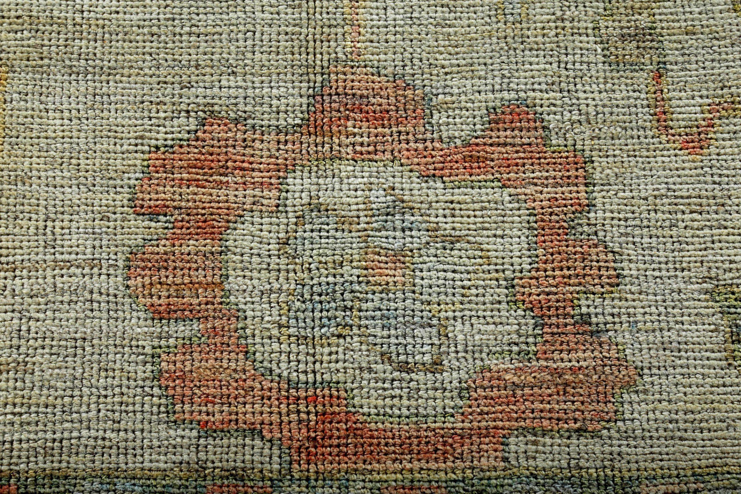 Tappeti Persian Rose Collection'S Circa 1990 - Lana Avorio Rosa Giallo - 89114 In condizioni ottime in vendita a Dallas, TX