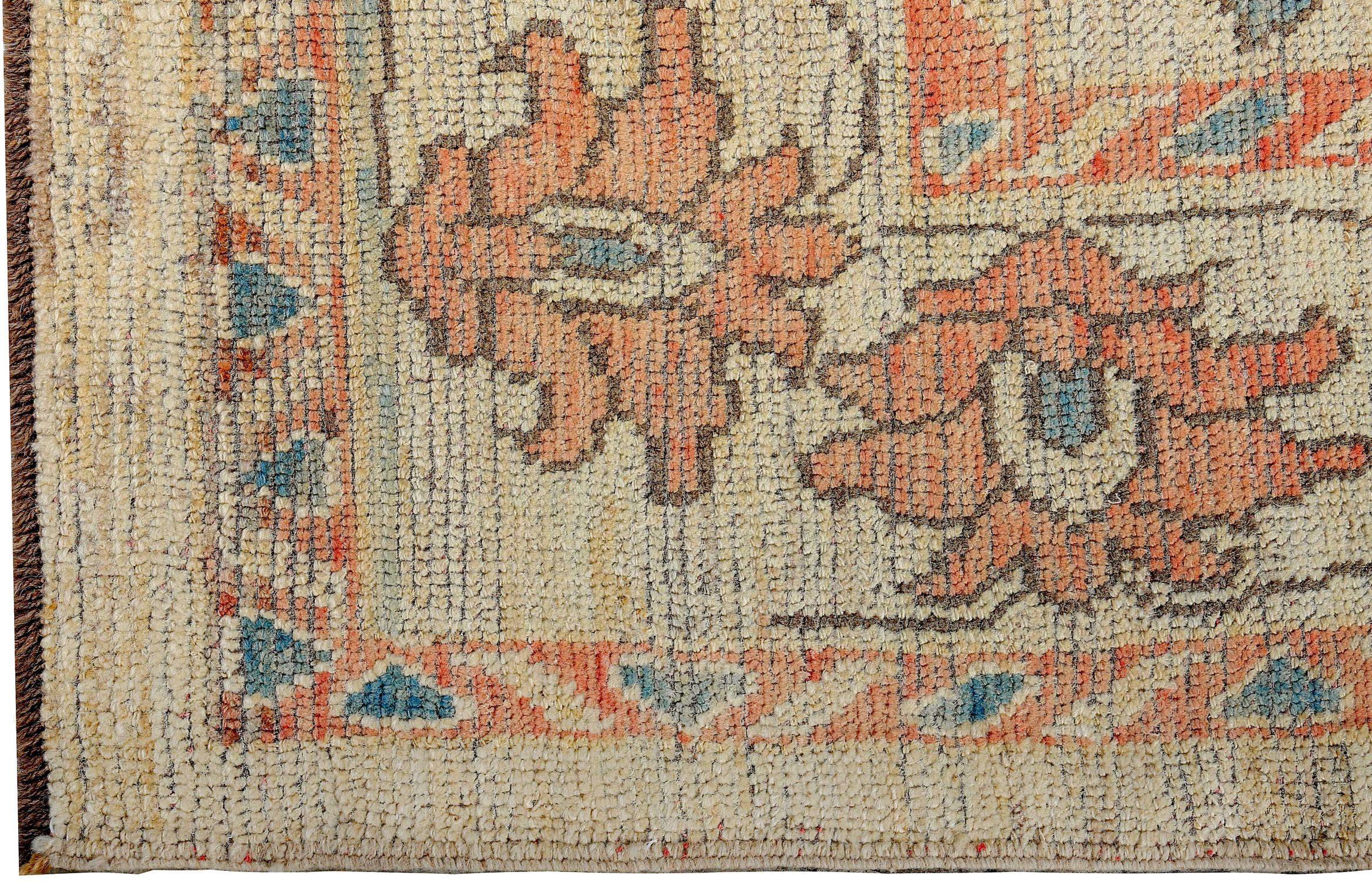 Colección Persian Rose Alfombras - Lana Azul Marfil Naranja - 89204 Iraquí en venta