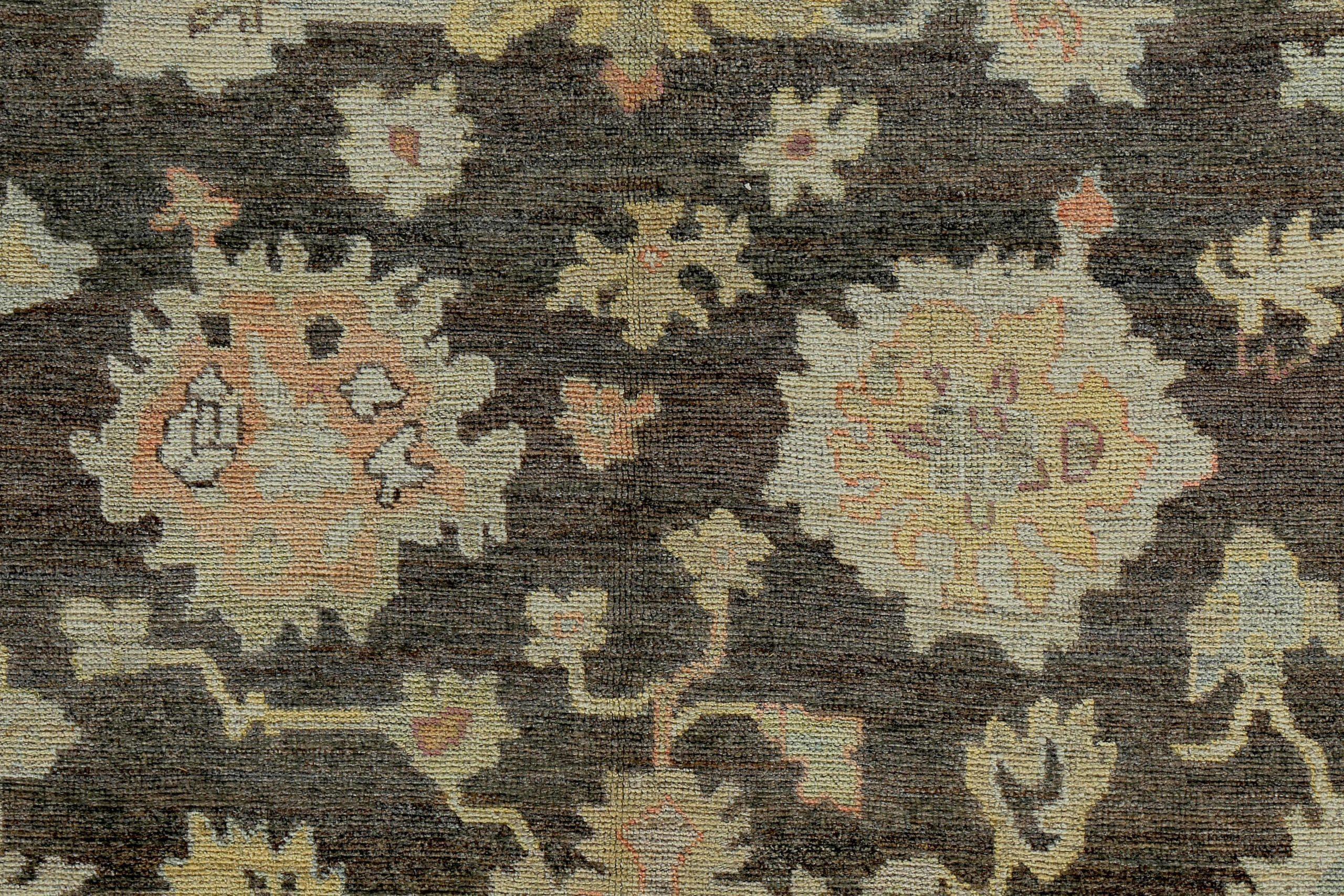 Iracheno Tappeti Persian Rose Collection - Lana Marrone Avorio Design - 89123 in vendita
