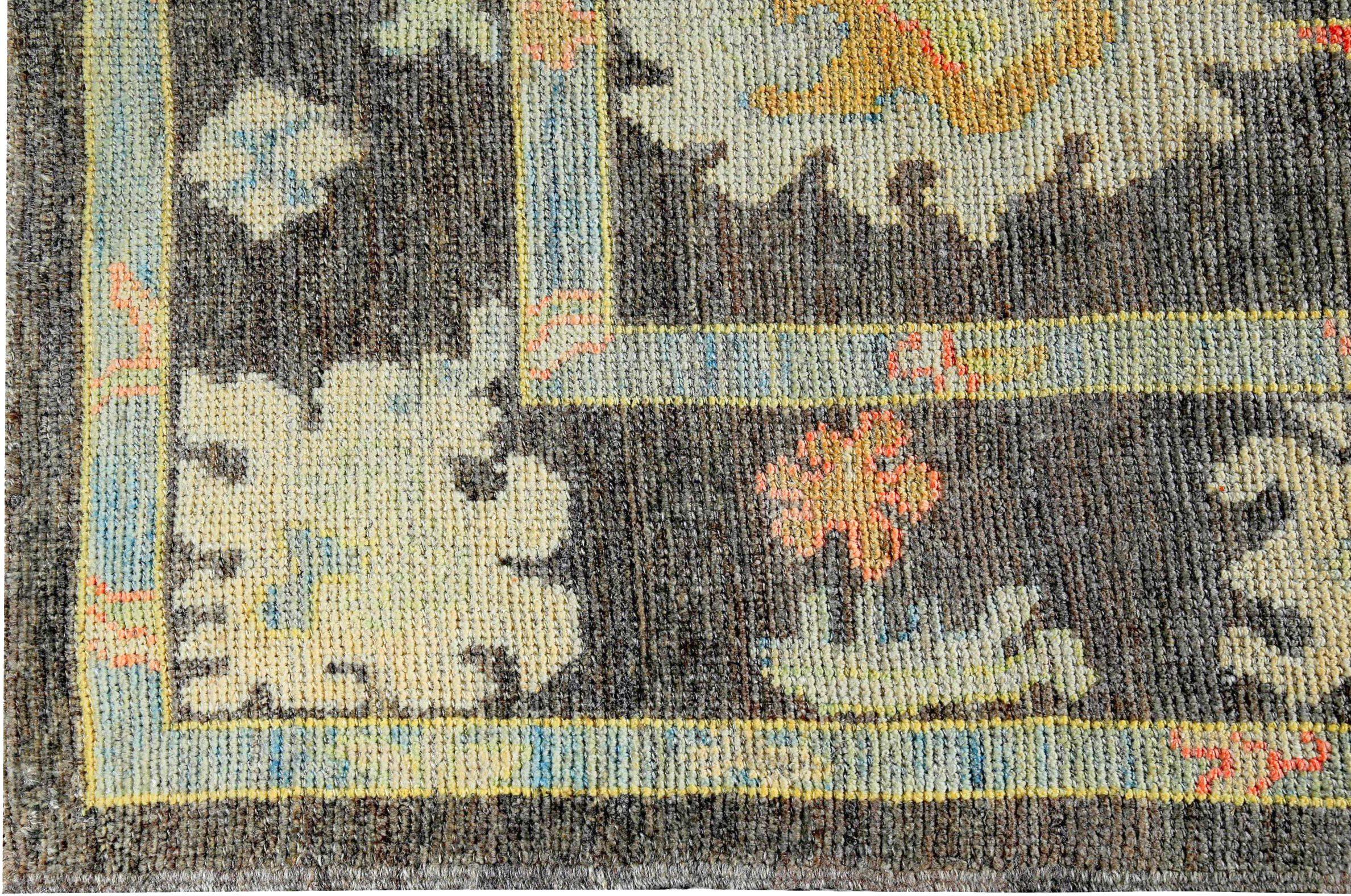 Iracheno Tappeti Persian Rose Collection - Lana Marrone Avorio Giallo - 89244 in vendita