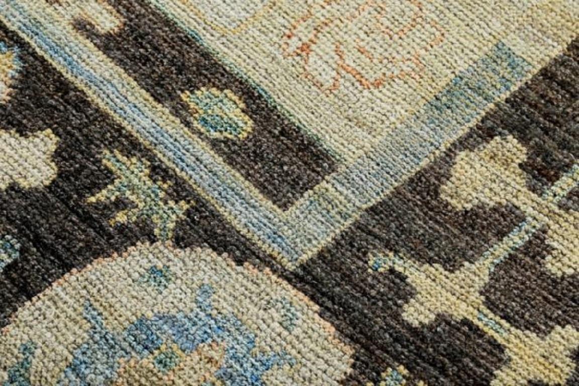 Tappeti Persian Rose Collection - Lana Marrone Avorio Giallo - 89306 In condizioni ottime in vendita a Dallas, TX
