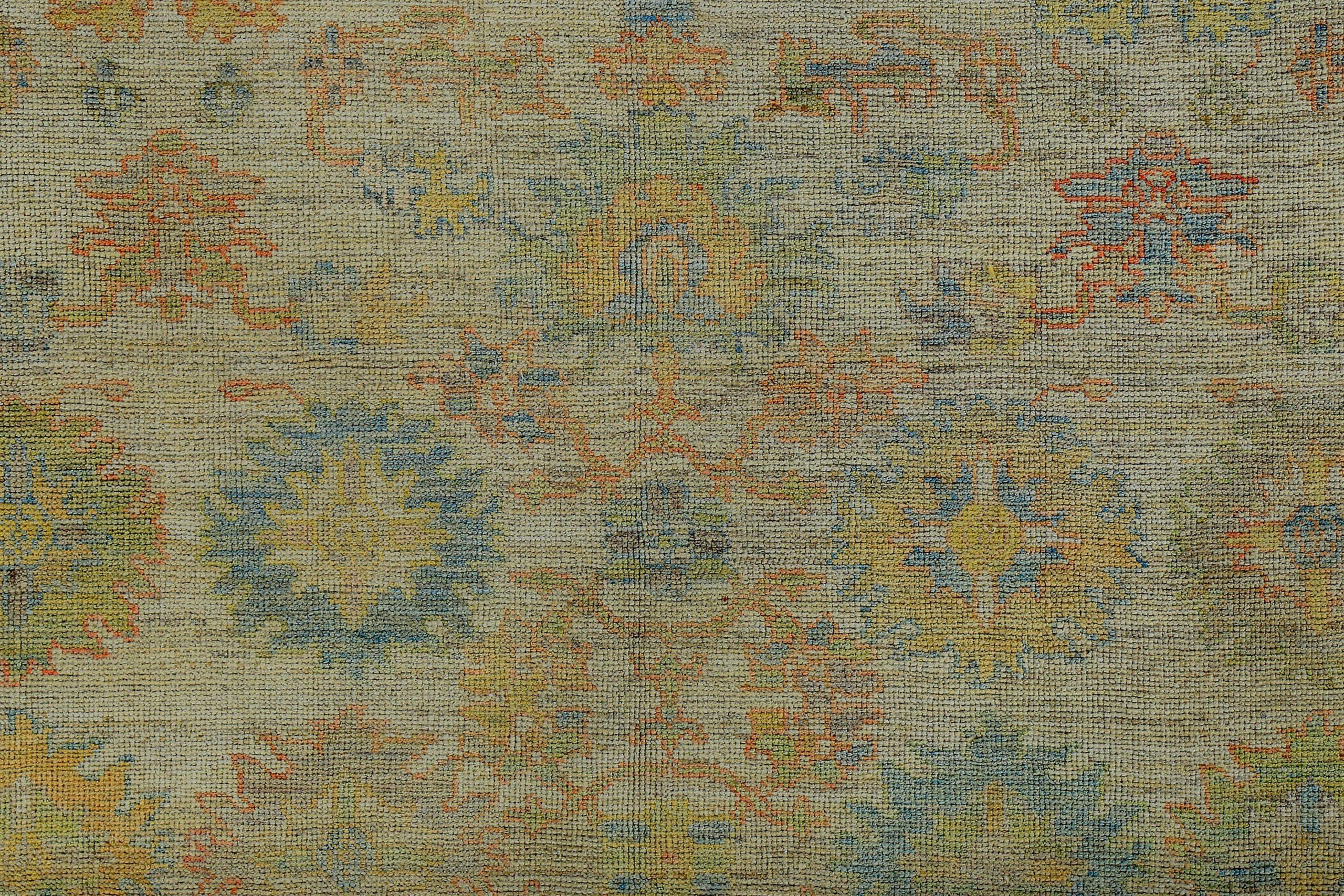 Colección Persian Rose Alfombras - Lana Verde Marfil Amarillo - 89159 en Excelente estado para la venta en Dallas, TX