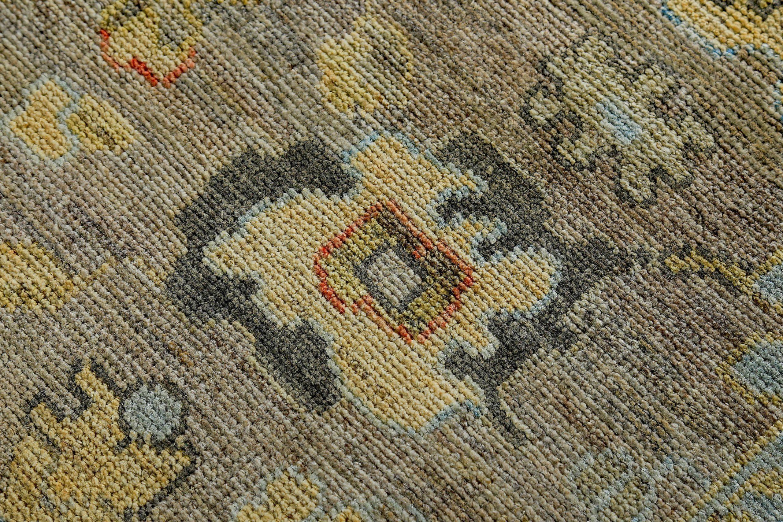Tappeti Persian Rose Collection - Lana Taupe Yellow Design - 89221 In condizioni ottime in vendita a Dallas, TX