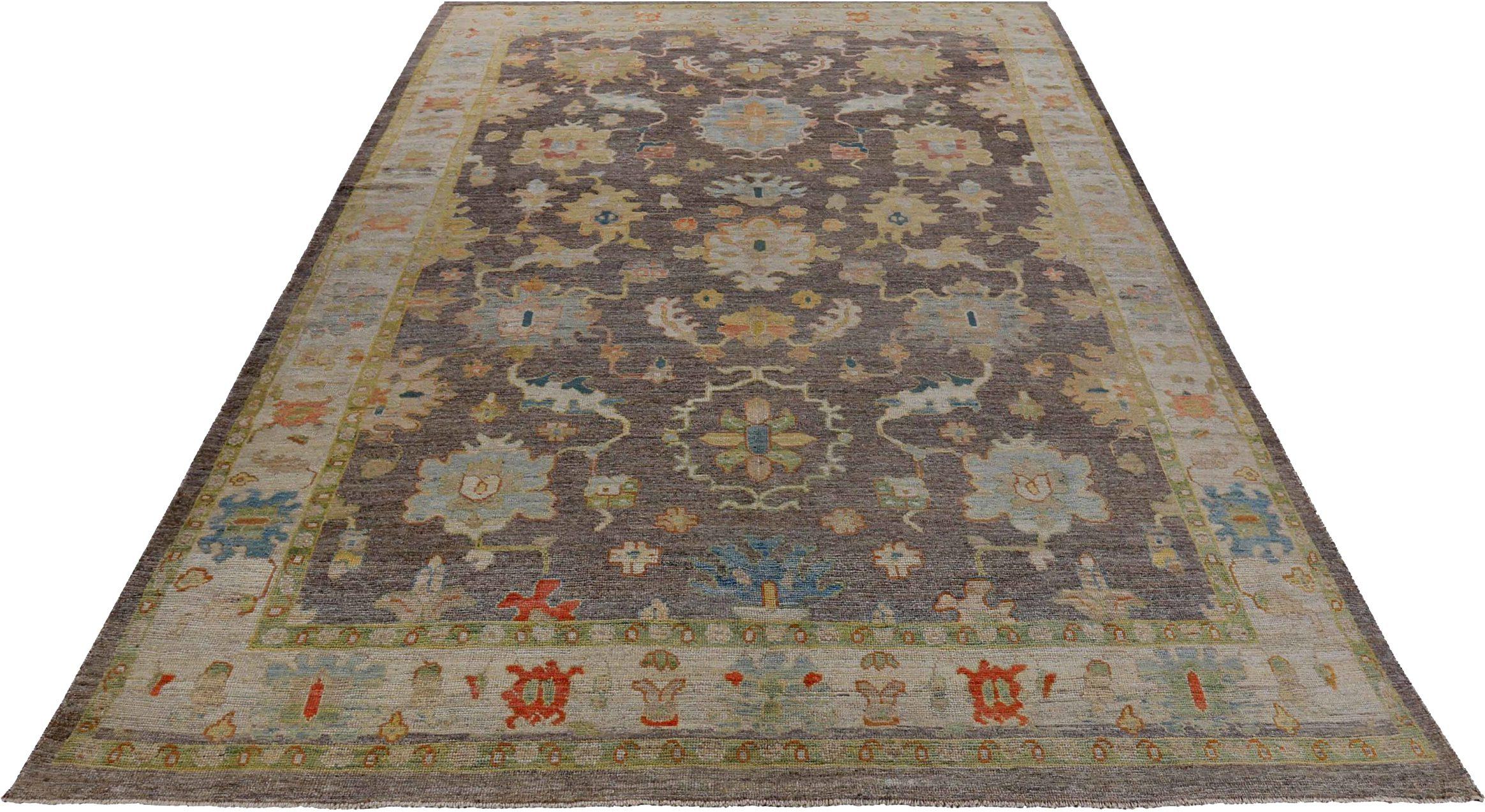 Scopri l'eleganza della Persian Rose Collection con il tappeto Over Size di CIRCA 1990. Progettato con lana e blu-marrone-avorio, questo design esclusivo è perfetto per valorizzare il tuo spazio.