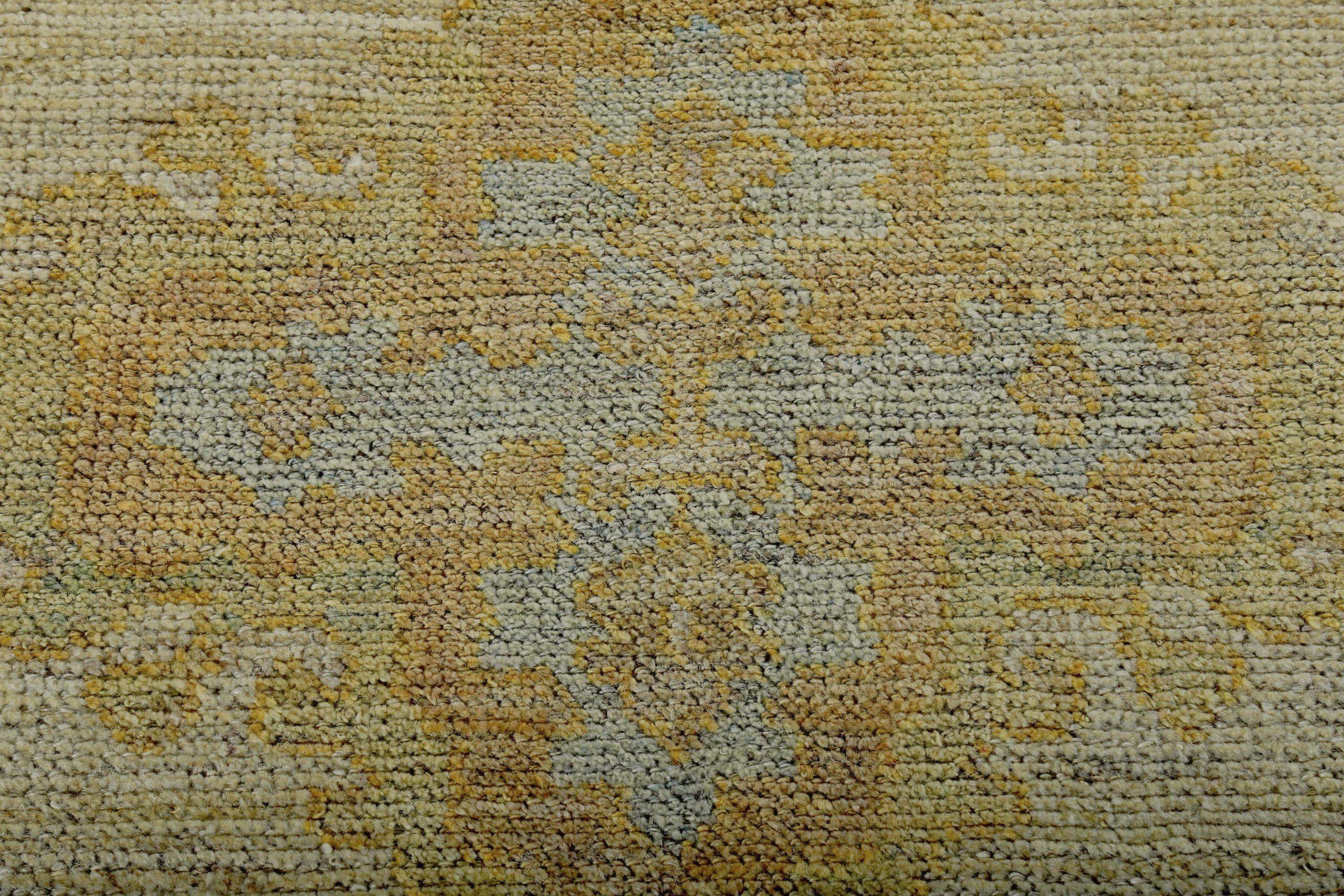 Asiatico Tappeto Persian Rose Collection Over Size Circa 1990 - Lana Blu Giallo - 89130 in vendita
