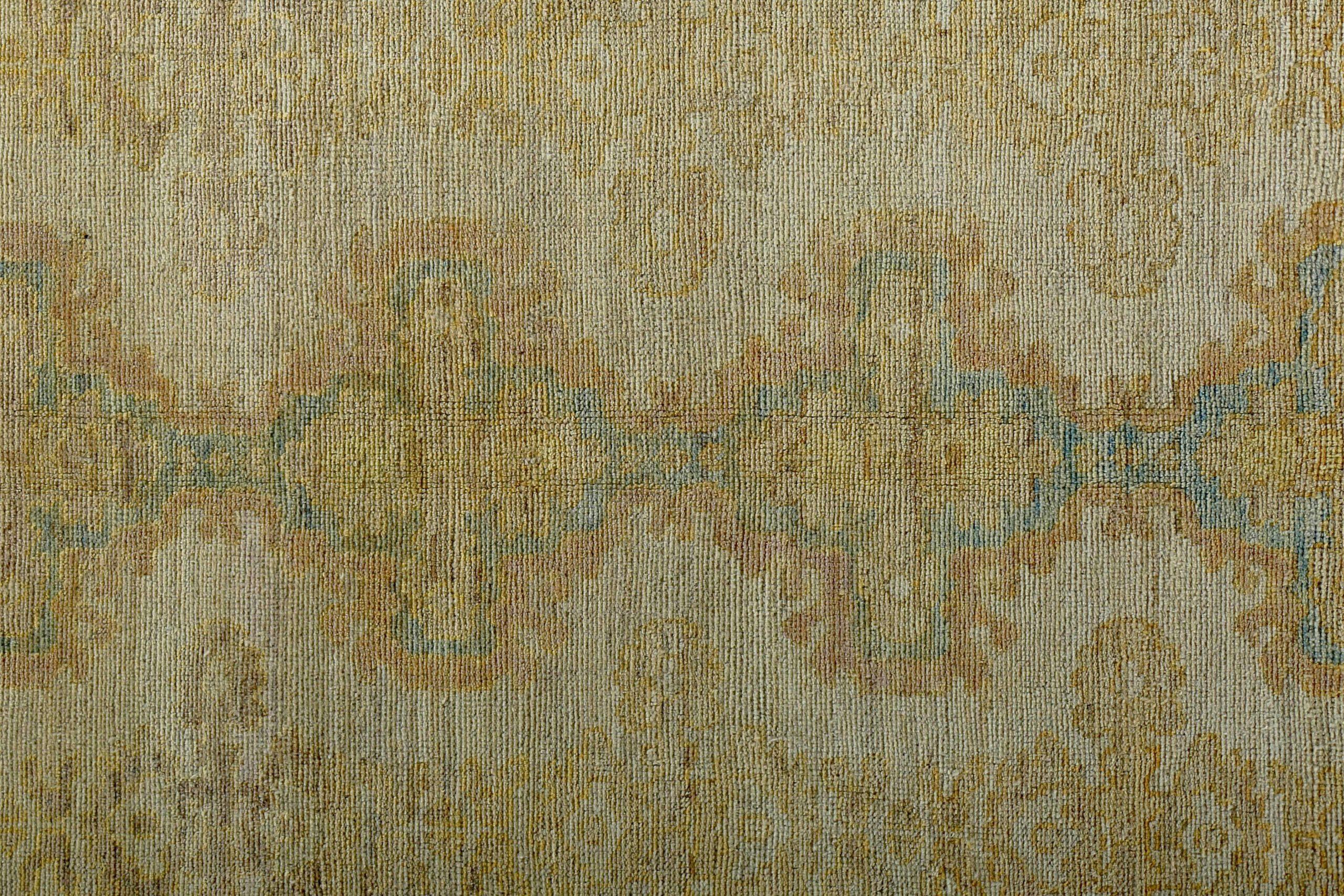XX secolo Tappeto Persian Rose Collection Over Size Circa 1990 - Lana Blu Giallo - 89130 in vendita