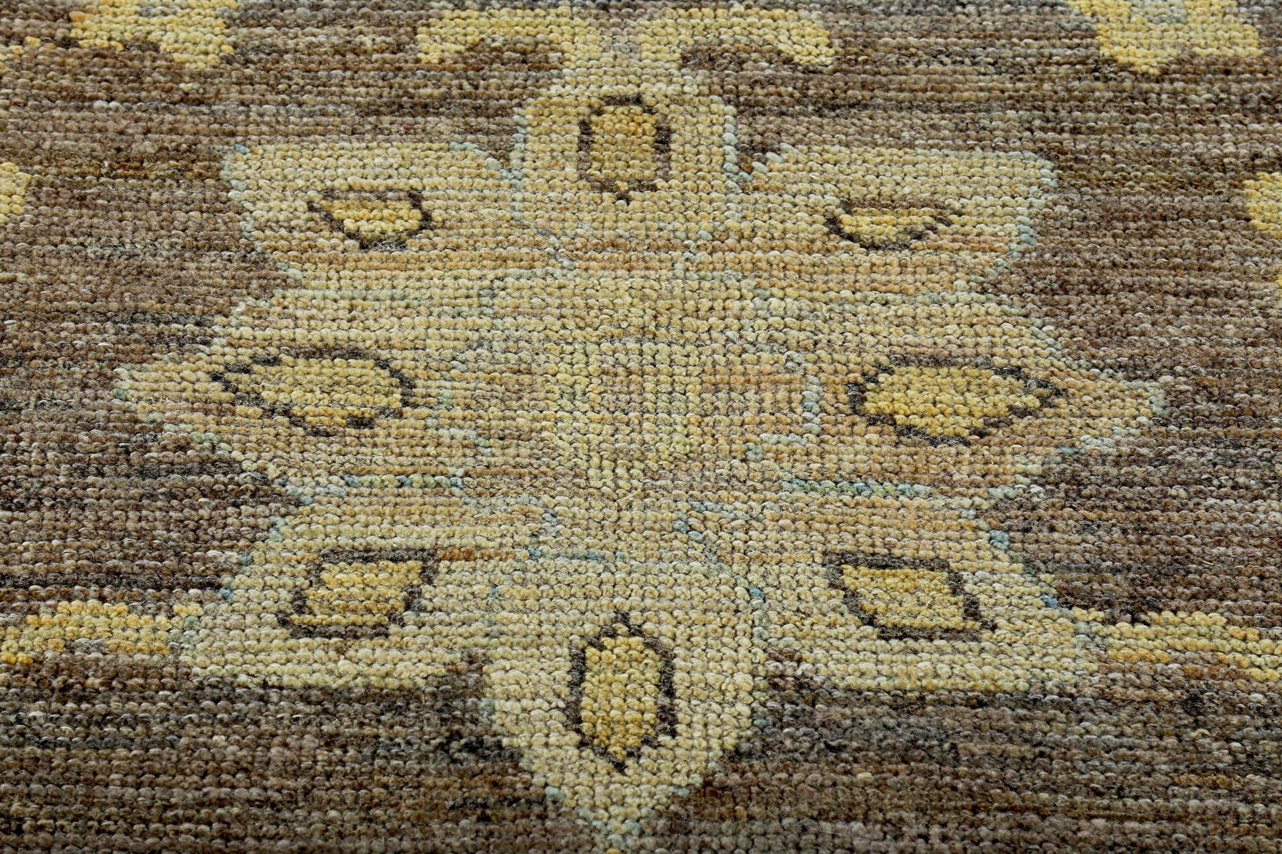 XX secolo Tappeto Persian Rose Collection Over Size Circa 1990 - Lana Marrone Giallo - 89122 in vendita