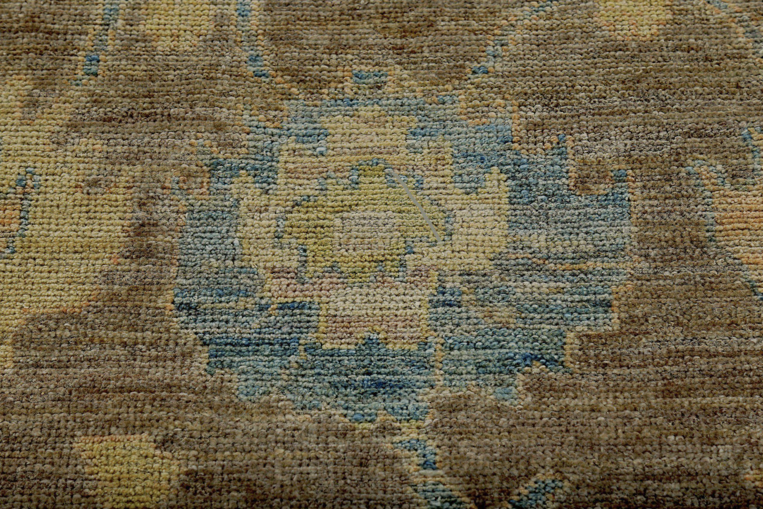 Tappeto Persian Rose Collection'S - Lana Blu Marrone - 89277 In condizioni ottime in vendita a Dallas, TX