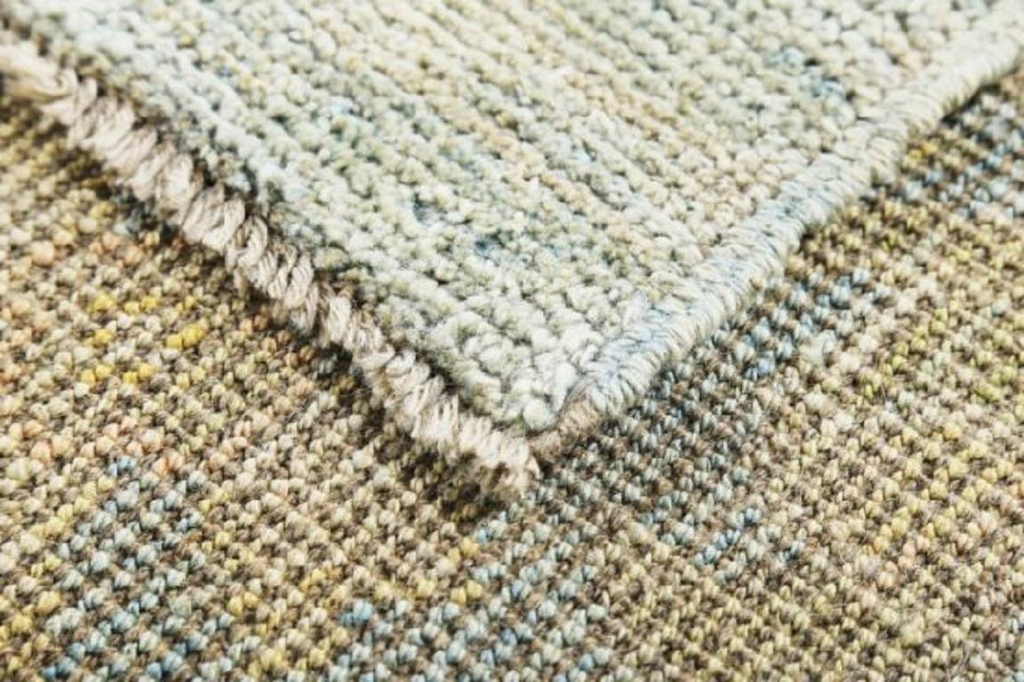 XX secolo Tappeto Persian Rose Collection'S - Lana Avorio Azzurro - 89278 in vendita