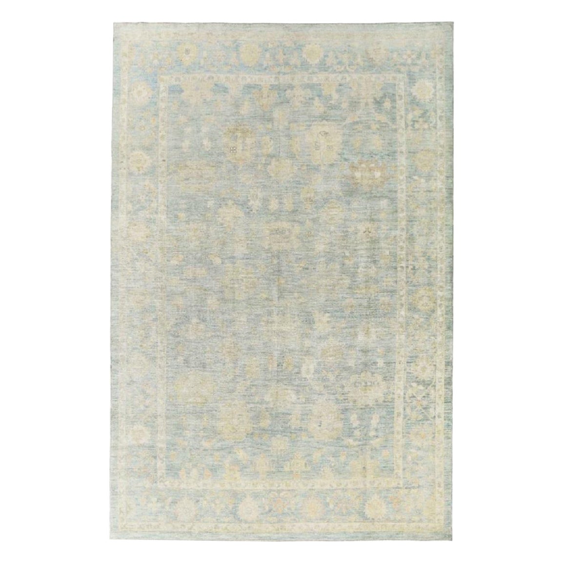 Tappeto Persian Rose Collection'S - Lana Avorio Azzurro - 89278 in vendita