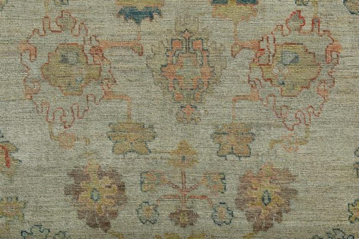 Persian Rose Kollektion Over Size Teppich - Wolle Elfenbein Gelb - 89107 (Irakisch) im Angebot