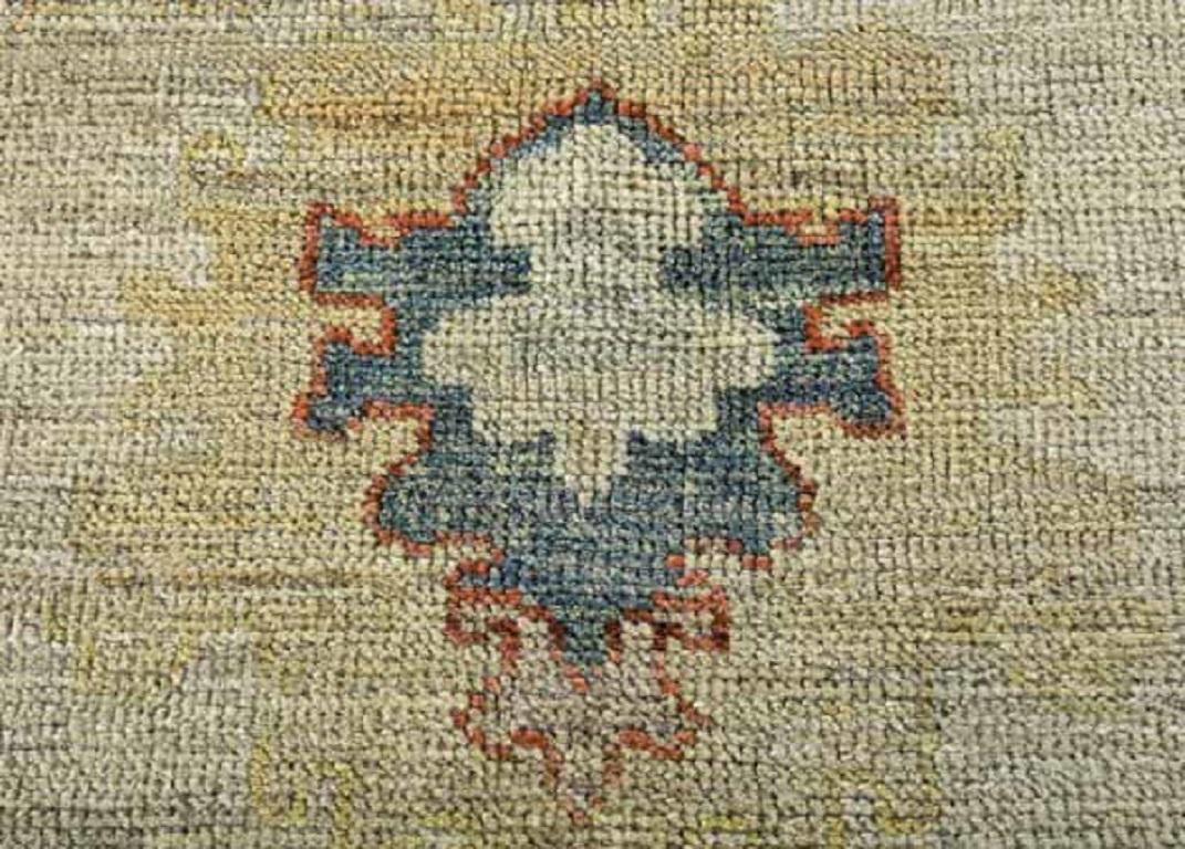 Persian Rose Kollektion Over Size Teppich - Wolle Elfenbein Gelb - 89107 im Zustand „Hervorragend“ im Angebot in Dallas, TX