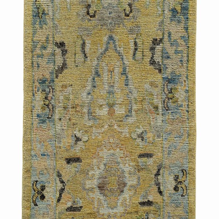 Alfombra Persa Rose Collection - Lana Azul Verde Marfil - 89356 Tribal en venta
