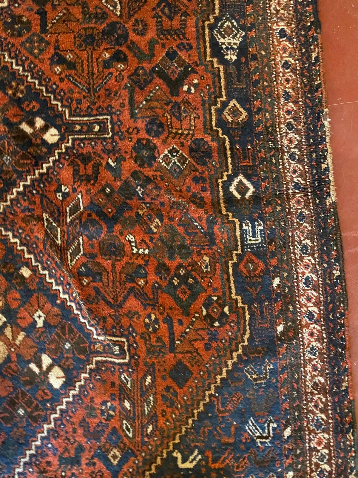 19th Century Persian Rug For Sale