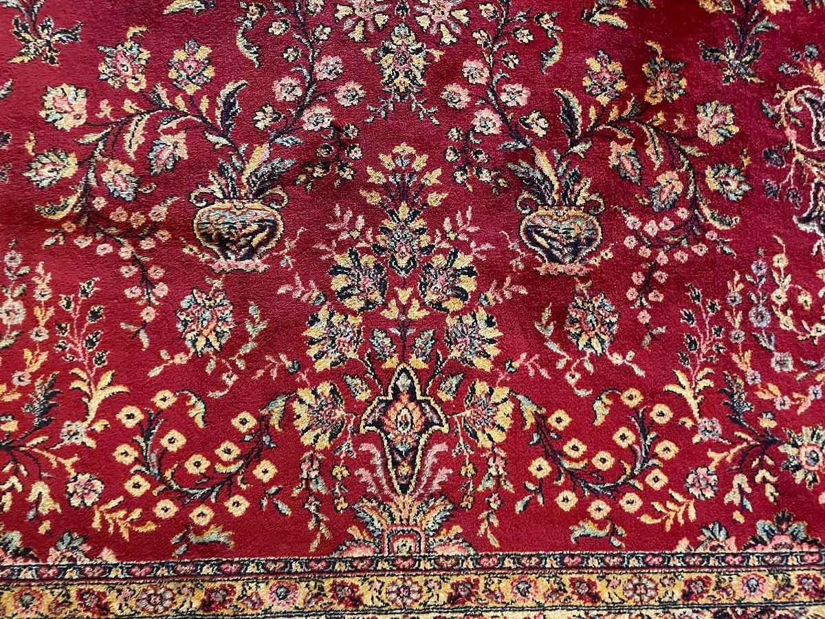 Persischer Teppich 2M13-2M02 mit rotem Dekor im Angebot 6