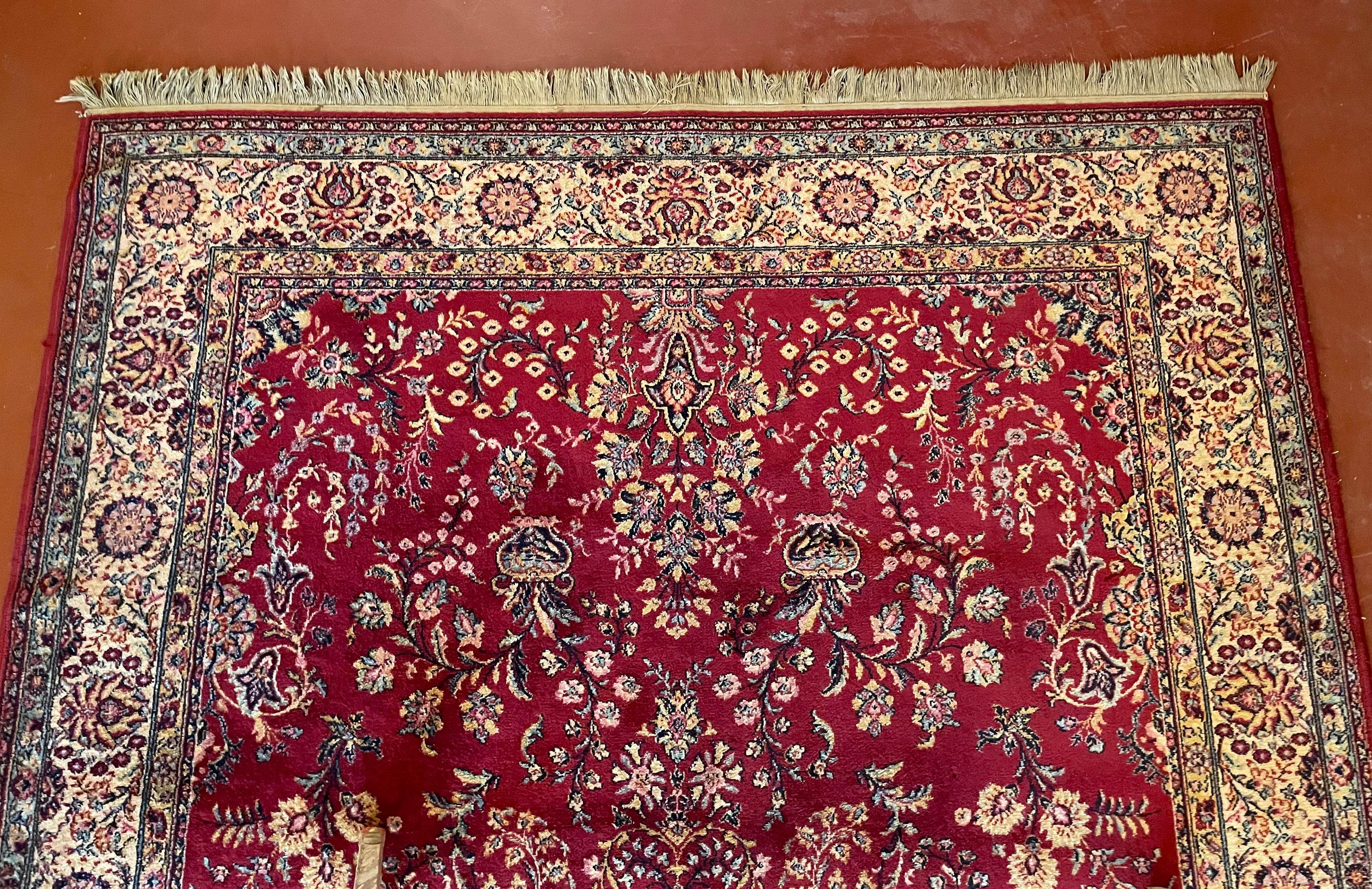 Persischer Teppich 2M13-2M02 mit rotem Dekor im Angebot 3