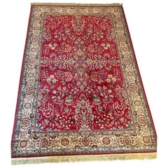Tapis persan 2M13-2M02 avec décor rouge