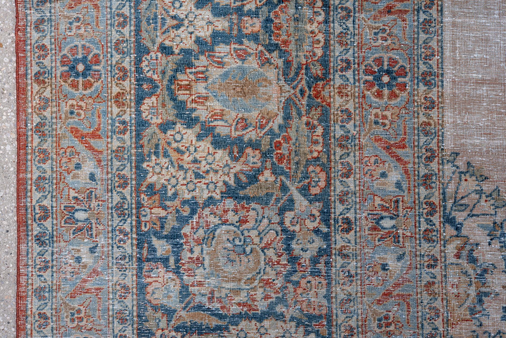 Persischer Teppich in seltenem Blau im Angebot 1