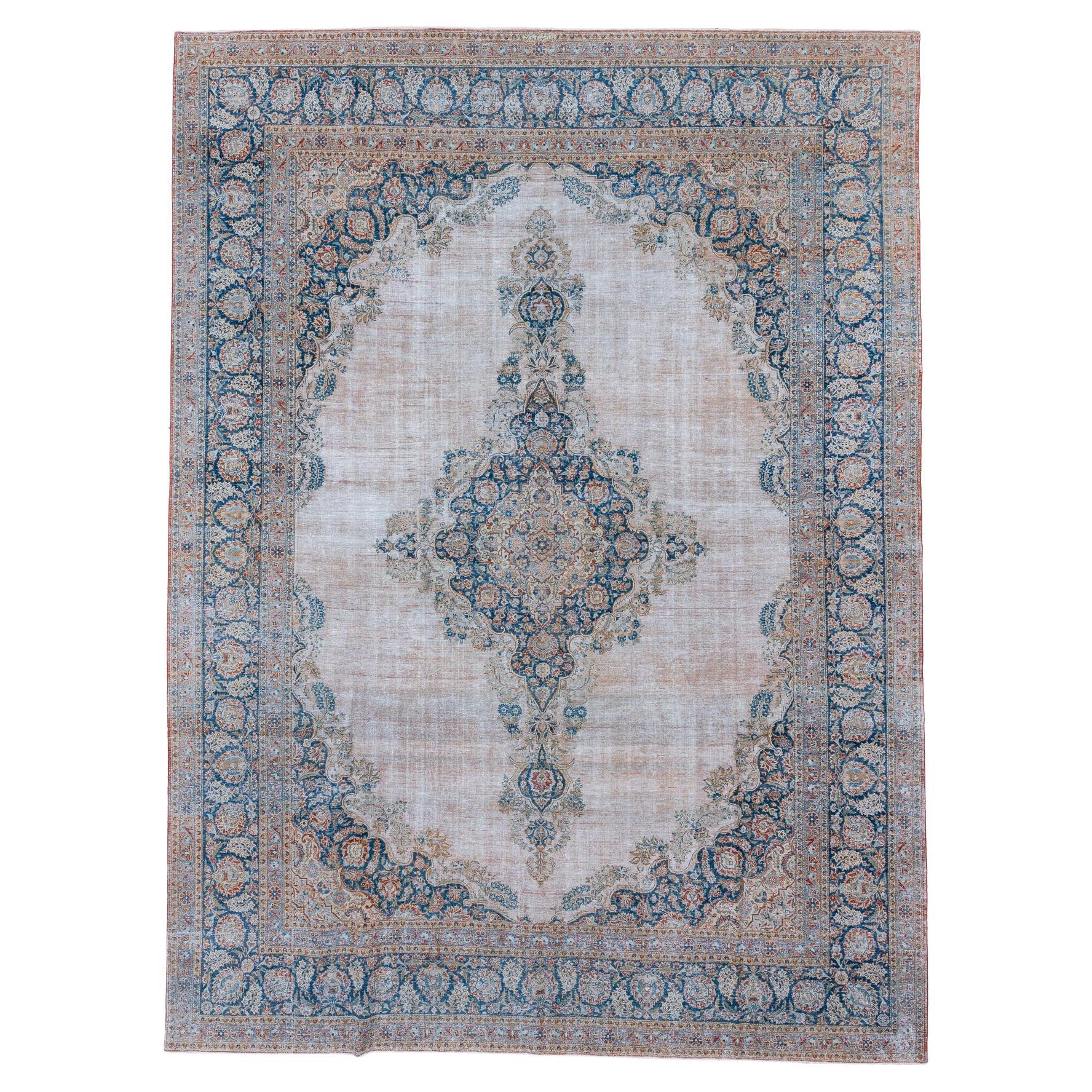 Persian Rug in Rare Blue