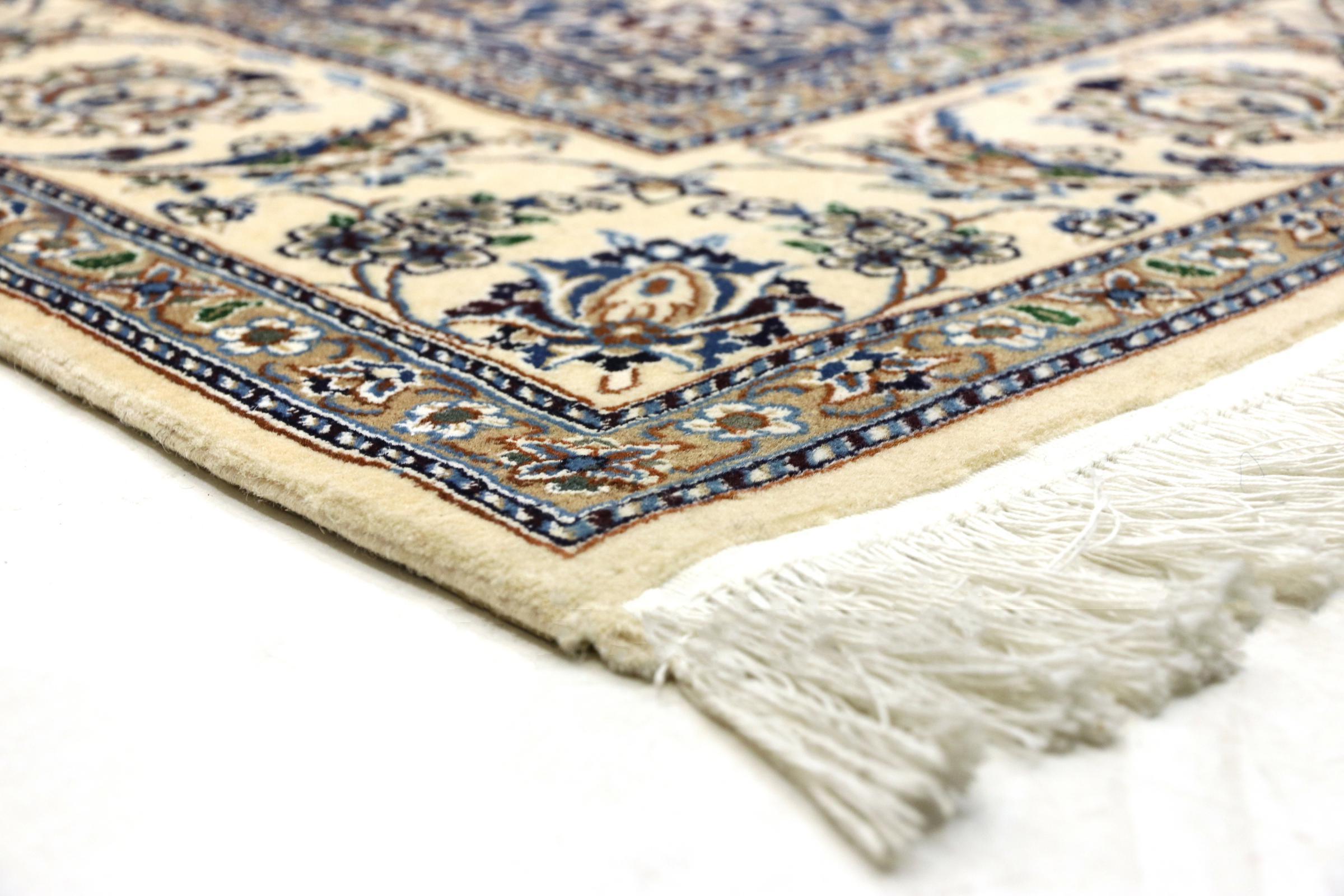 Wool Persian Rug, Nain, 20th Century For Sale