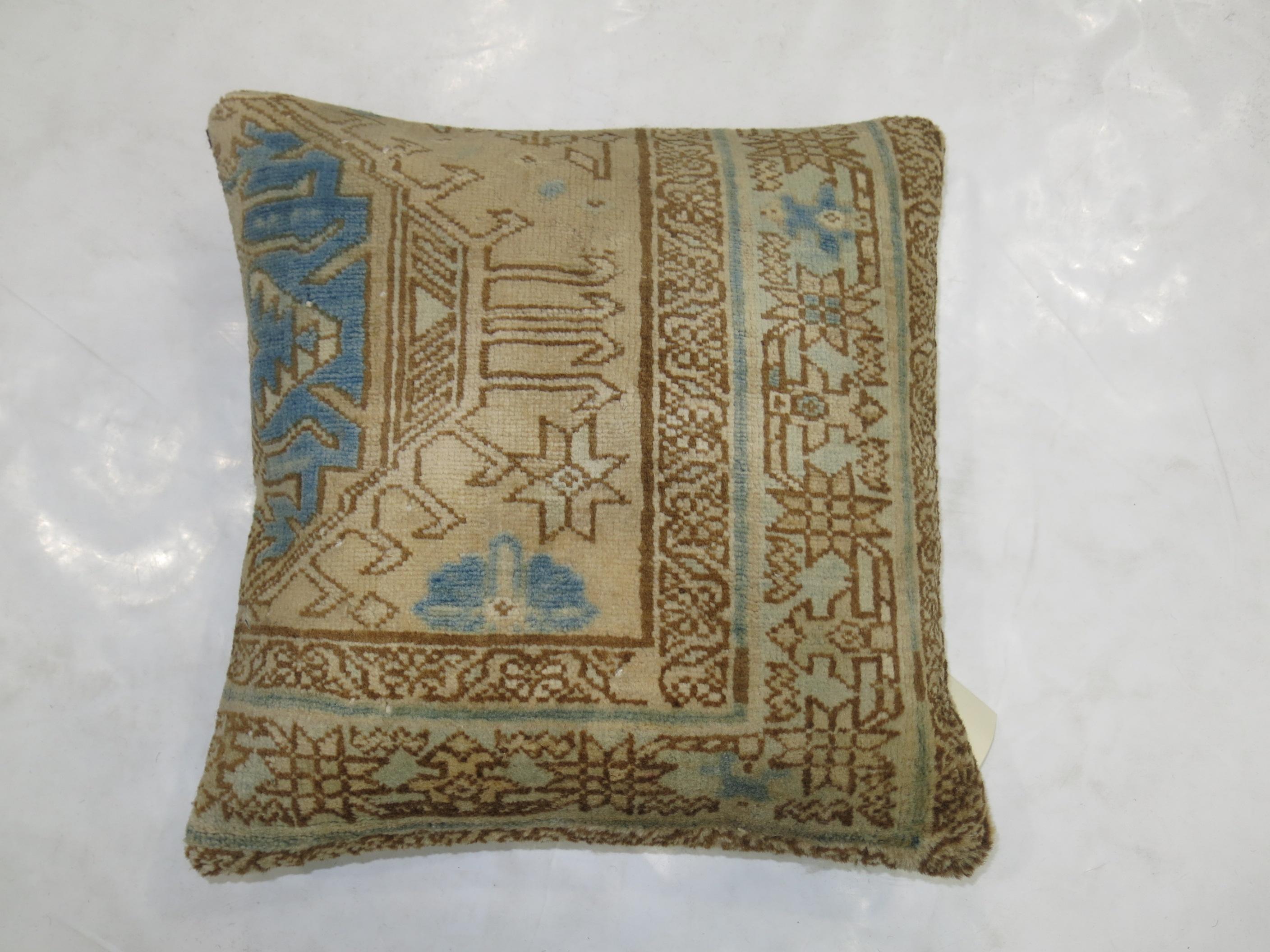 Persischer Heriz-Teppich Kissen (Barock) im Angebot