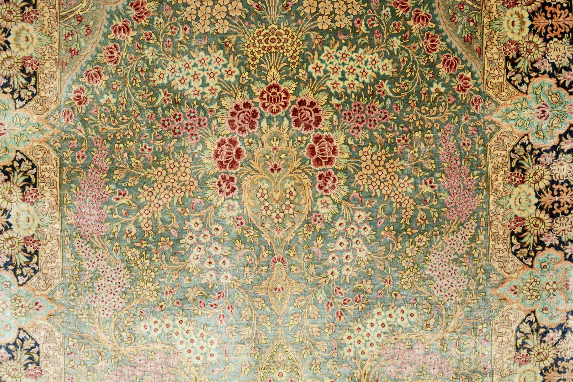 Persian Rug, Qum Silk, 20th Century For Sale 2