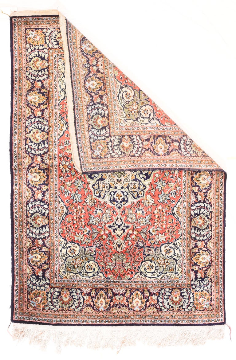 Persian Rug, Qum Silk on Silk, Hand Knotted at 1stDibs qum rugs value