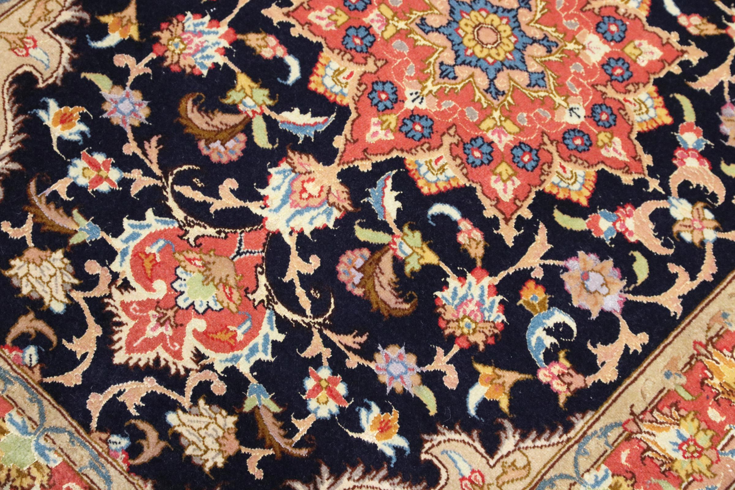 Wool Persian Rug, Tabriz, 20th Century For Sale