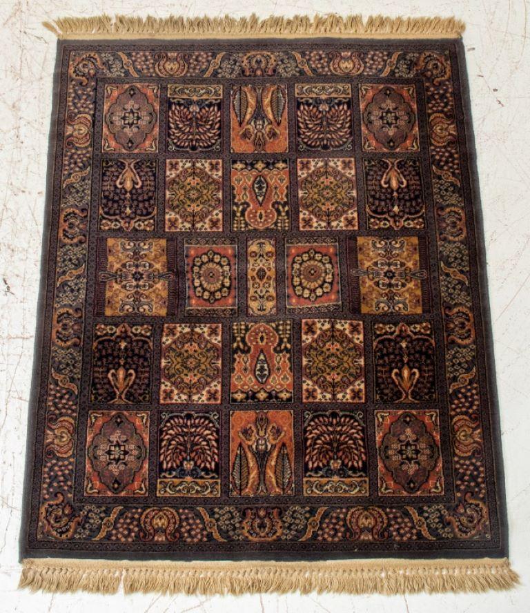 Persian Rug with Garden Rug, 6' 1" x 3' 11" For Sale