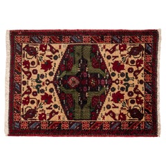 Persian rug with peacocks / rug Afshar 100 X 69 cm
