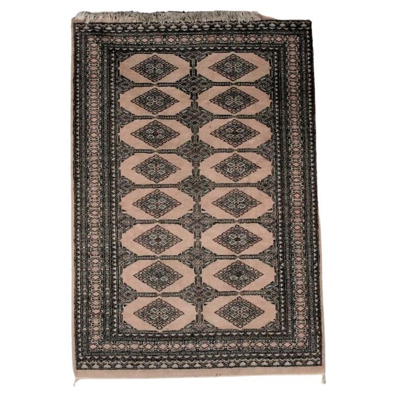 Persian Rug with Simple Geometric Design For Sale