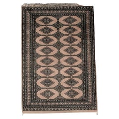 Antique Persian Rug with Simple Geometric Design