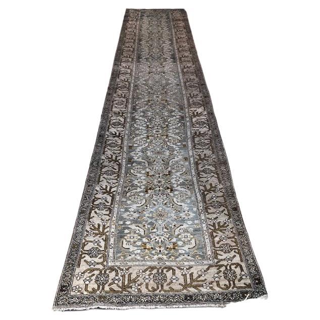Persian Runner from the 1920s 16’6″x 3’5″ For Sale