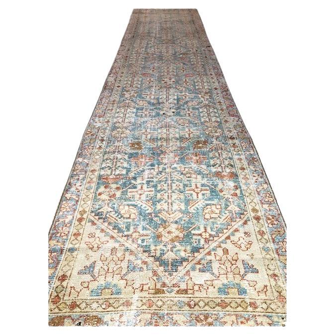 Persian Runner from the 1920s 16’9″ x 3′