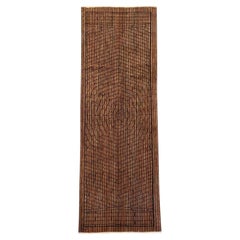 Persian Runner Inspired by Iranian Bazaar Architecture, Rust, Saffron and Indigo