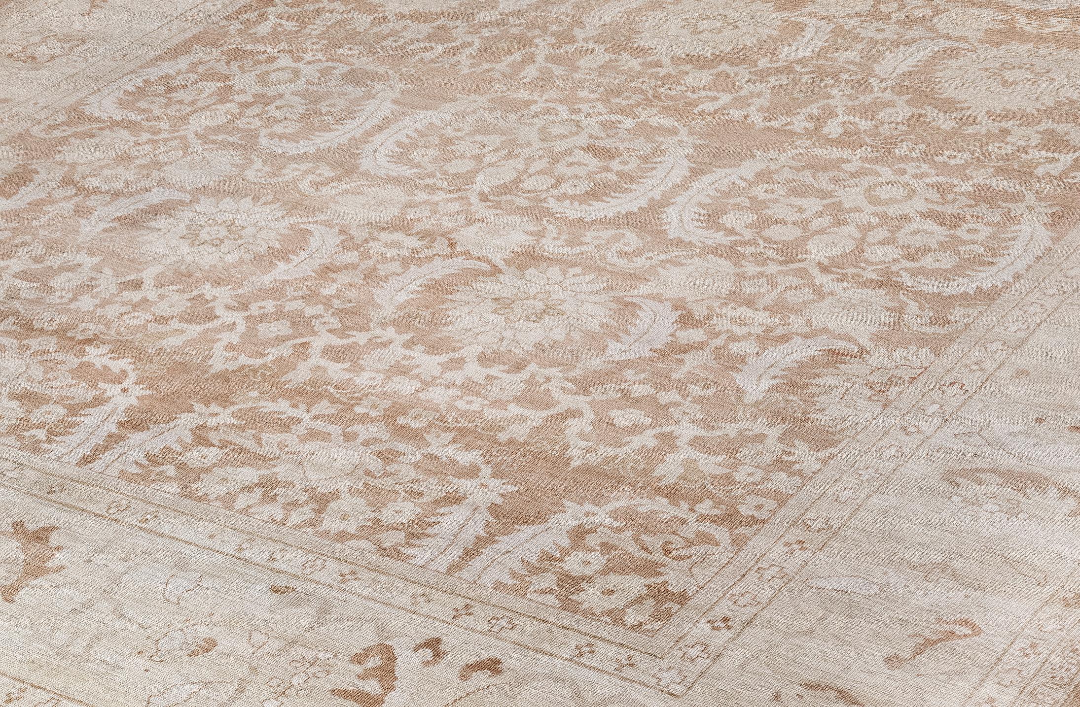 Made in Iran, this exceptional Sultanabad rug continues the 19th-century Ziegler Sultanabad tradition. Woven by NASIRI in the same historic region where Ziegler & Co. operated in the late 1800s, this piece preserves the legacy of fine craftsmanship