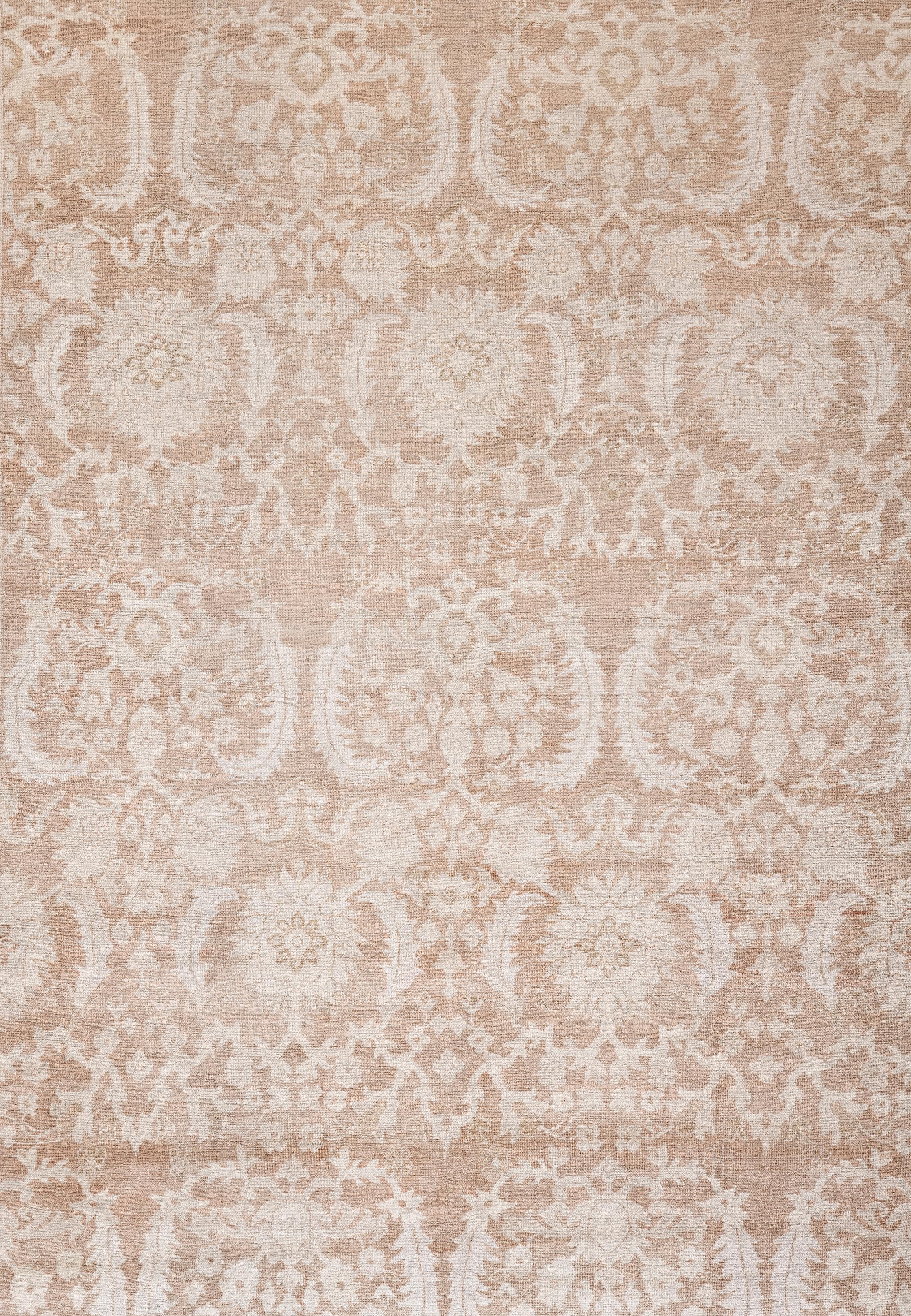 Persian Rust-Tone Ziegler Sultanabad style Rug Hand-Spun Wool & Organic Dyes en venta 1