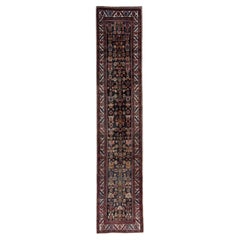 Persian Sarab Area Rugs - Wool Ivory Navy Blue Design - 91627