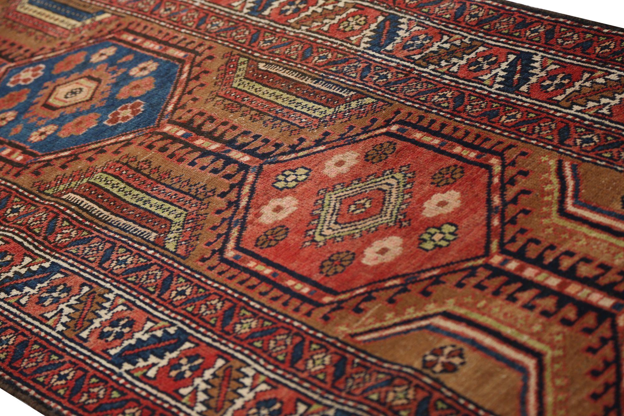 Iracheno Tappeti persiani Sarab - Lana Marrone Rosso Design - 97988 in vendita