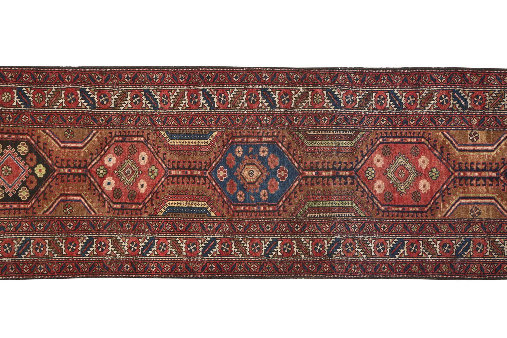 Tappeti persiani Sarab - Lana Marrone Rosso Design - 97988 In condizioni ottime in vendita a Dallas, TX