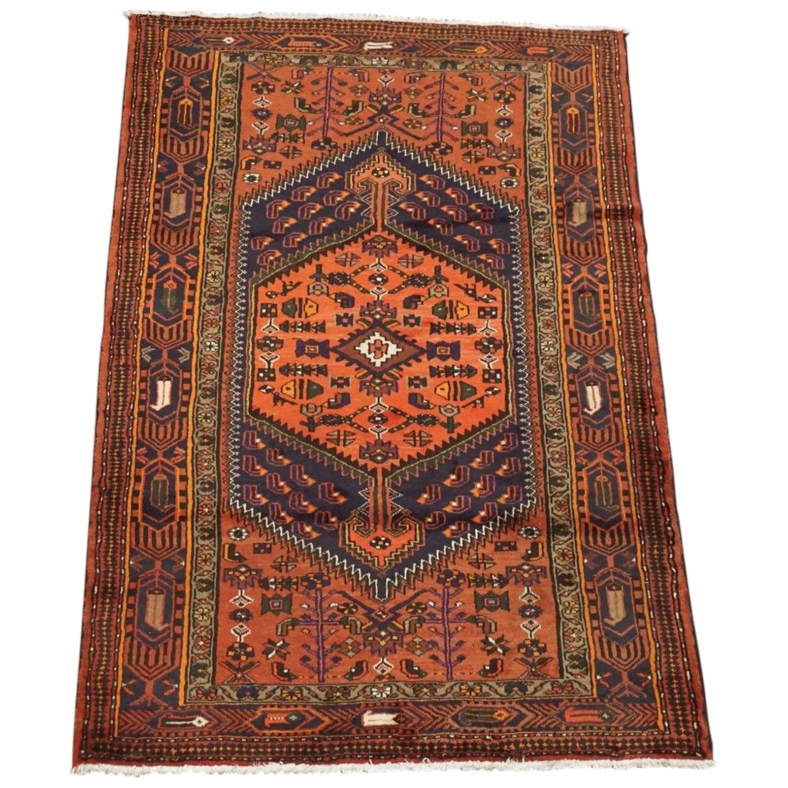 Persian Sarab Rug with Bird Motif For Sale