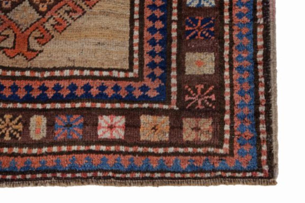 Persischer Sarab-Läufer - Wolle Blau Elfenbein Rosa Design - 91532 (Asiatisch) im Angebot
